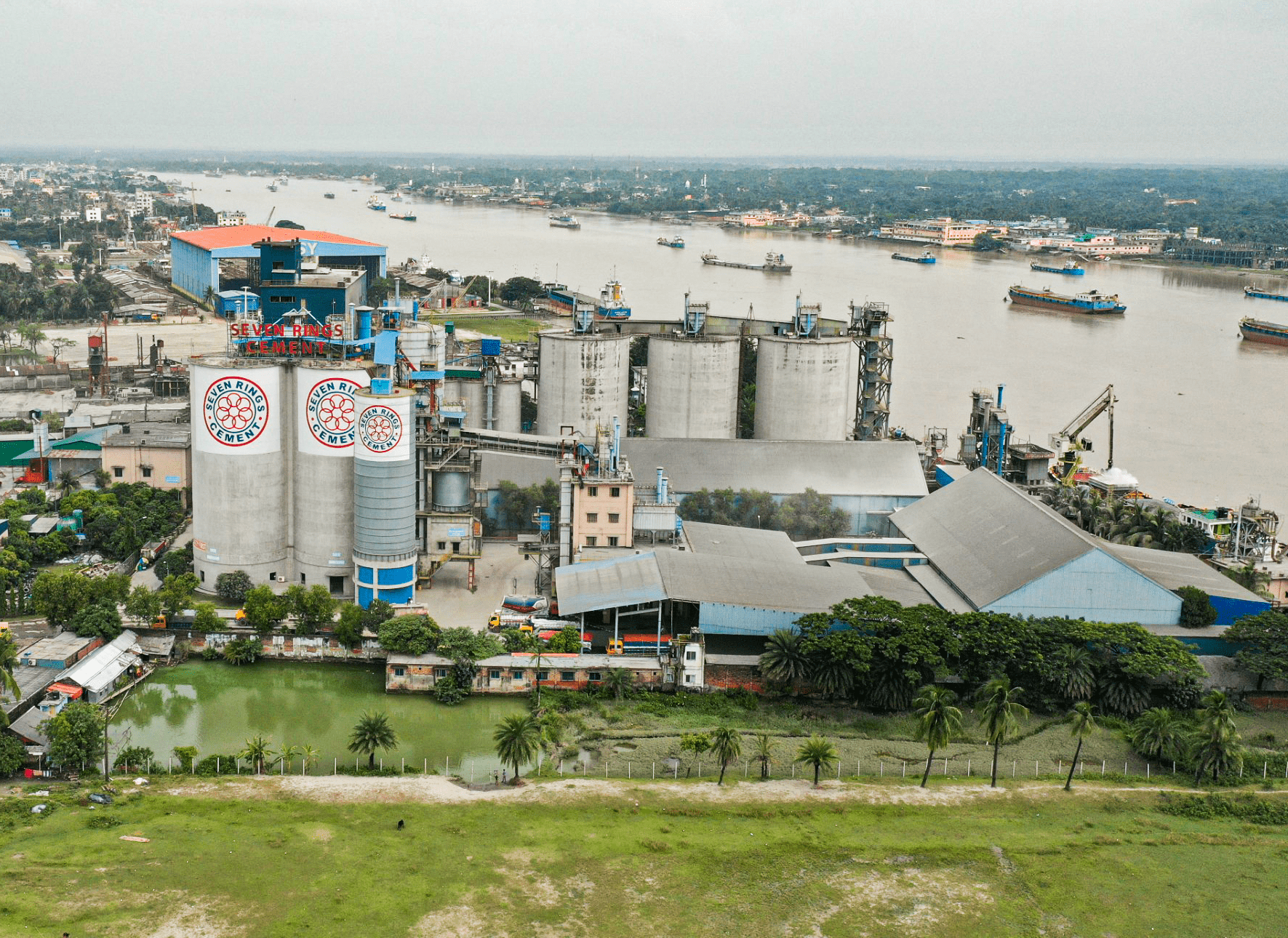 Khulna cement plant - Seven Rings Cement's second plant with a 1.5 million metric tons per year capacity
