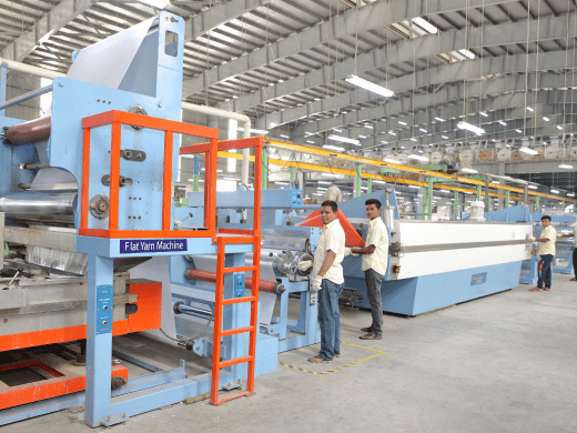 Woven polypropylene cement bag plant - Seven Rings Cement with 28 million bags per year capacity