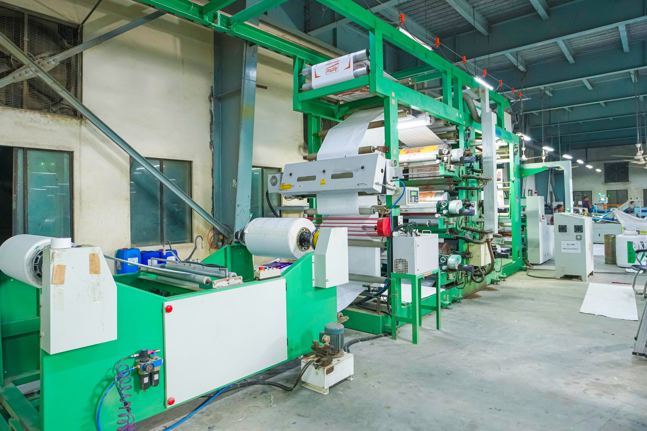 Second cement bag production plant with a capacity of 30 million bags per annum.