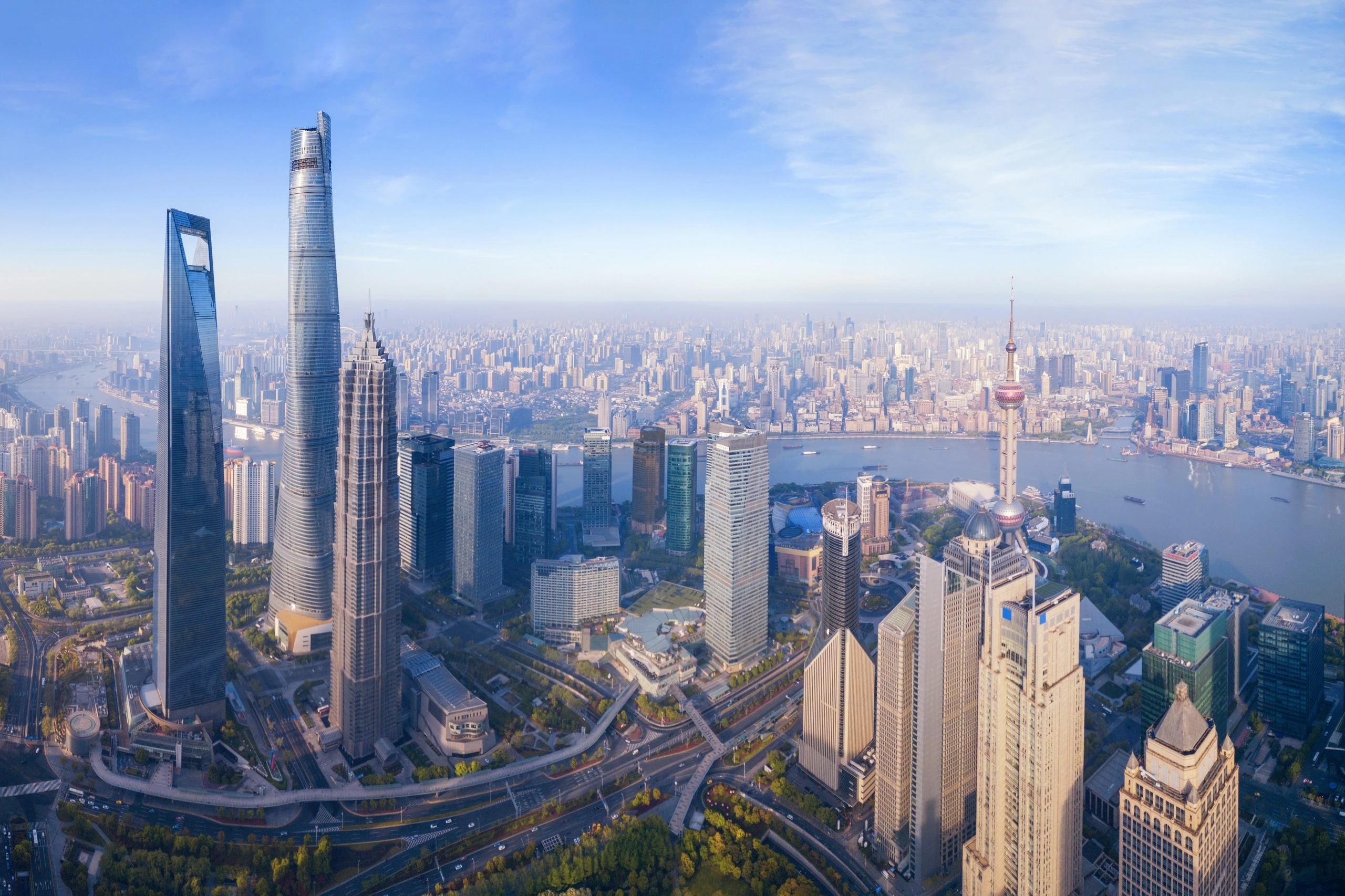 Shanghai city skyline - Seven Rings Cement expands to offices in Beijing, Mumbai, Dubai, and Dhaka