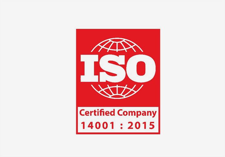 ISO 14001:2015 Certified Company logo