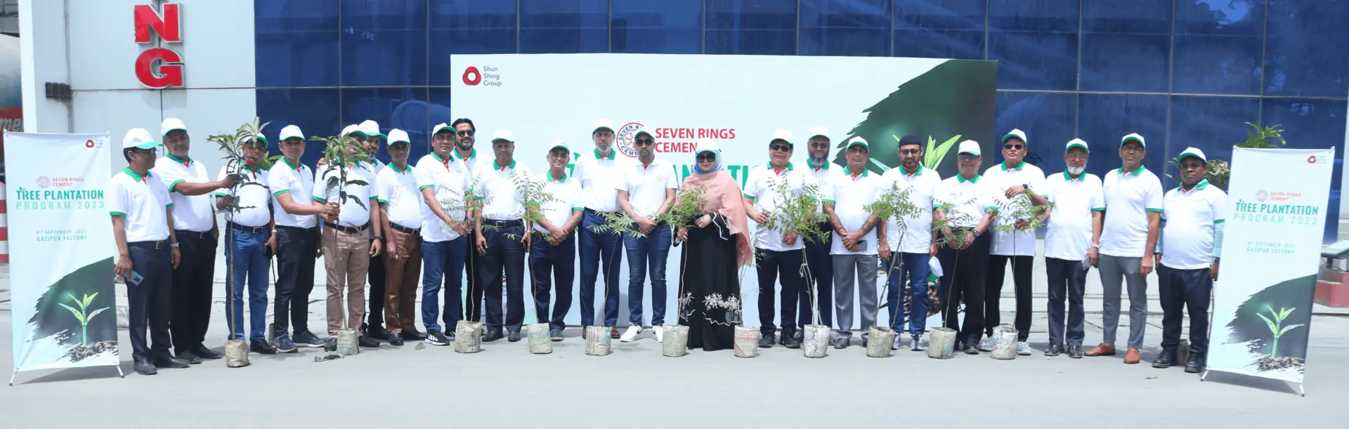 Seven Rings Cement tree plantation event 2023